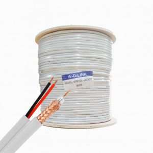 CABLE DOUBLE BLANC AVEC JACKET KX6A
