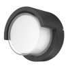 UBANYA APPLIQUE LED DEXTERIEUR ROND  7W 4000K GRIS FONCE