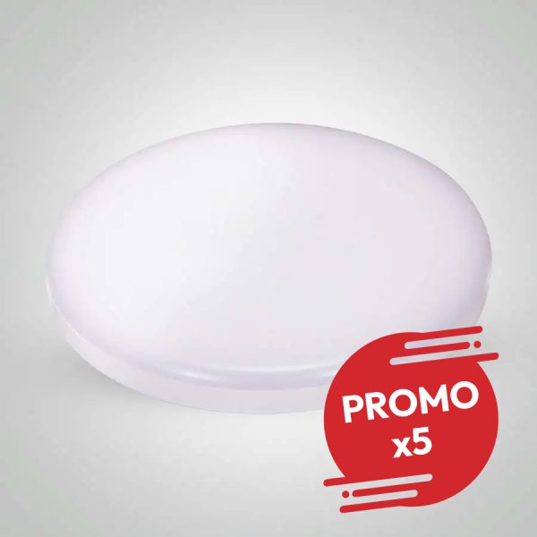 XANIA PANEL LED A ENCASTRE ROND 24W 6500K BLANC (PACK DE 5)