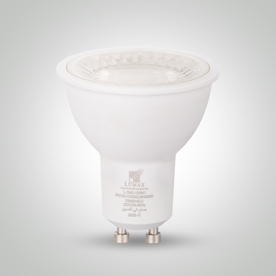 OMEGA LAMPE GU10 LED SMD 8W 6500K