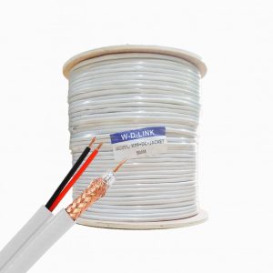 CABLE DOUBLE BLANC AVEC JACKET KX6A
