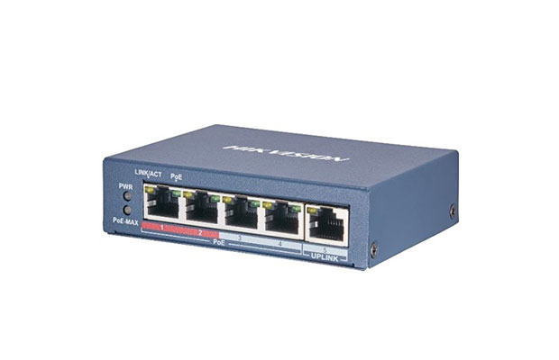SWITCH MEGABIT POE 5PORT DS-3E0105P-E/M