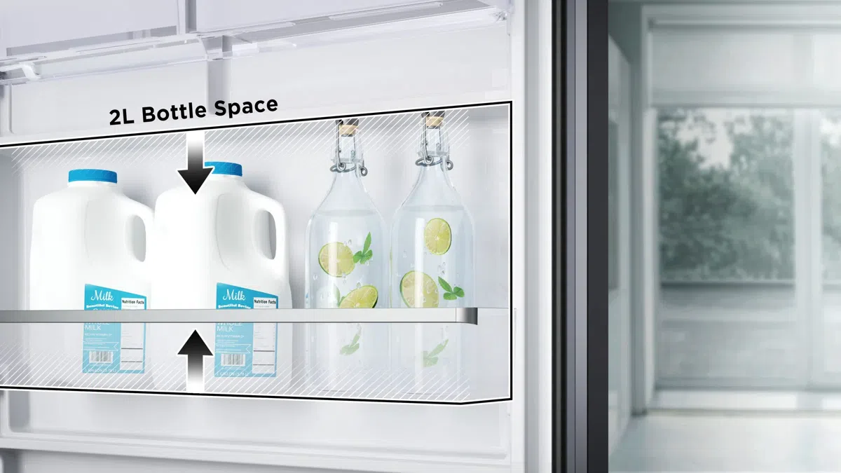 Organisation side by side réfrigérateur TCL