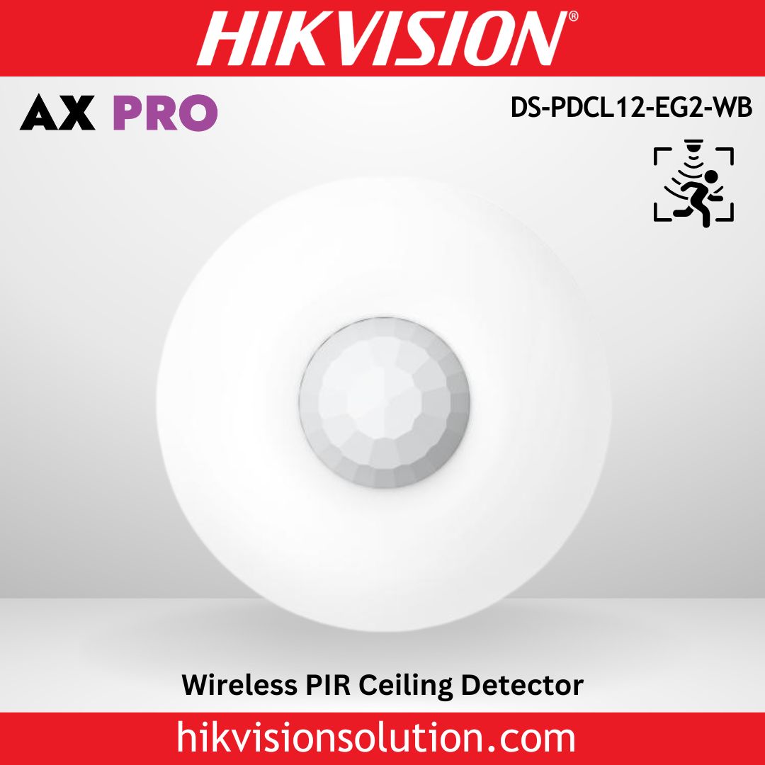 Détecteur plafonnier Hikvision DS-PDCL12-EG2