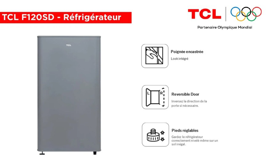 Réfrigérateur TCL F120SD